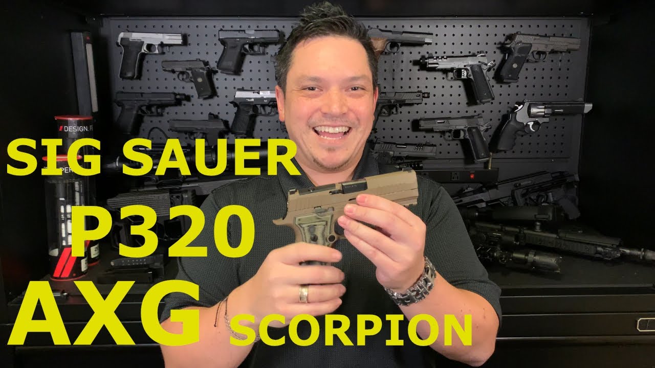 NEW Sig Sauer P320 AXG Scorpion Review | Concealed Carry Channel