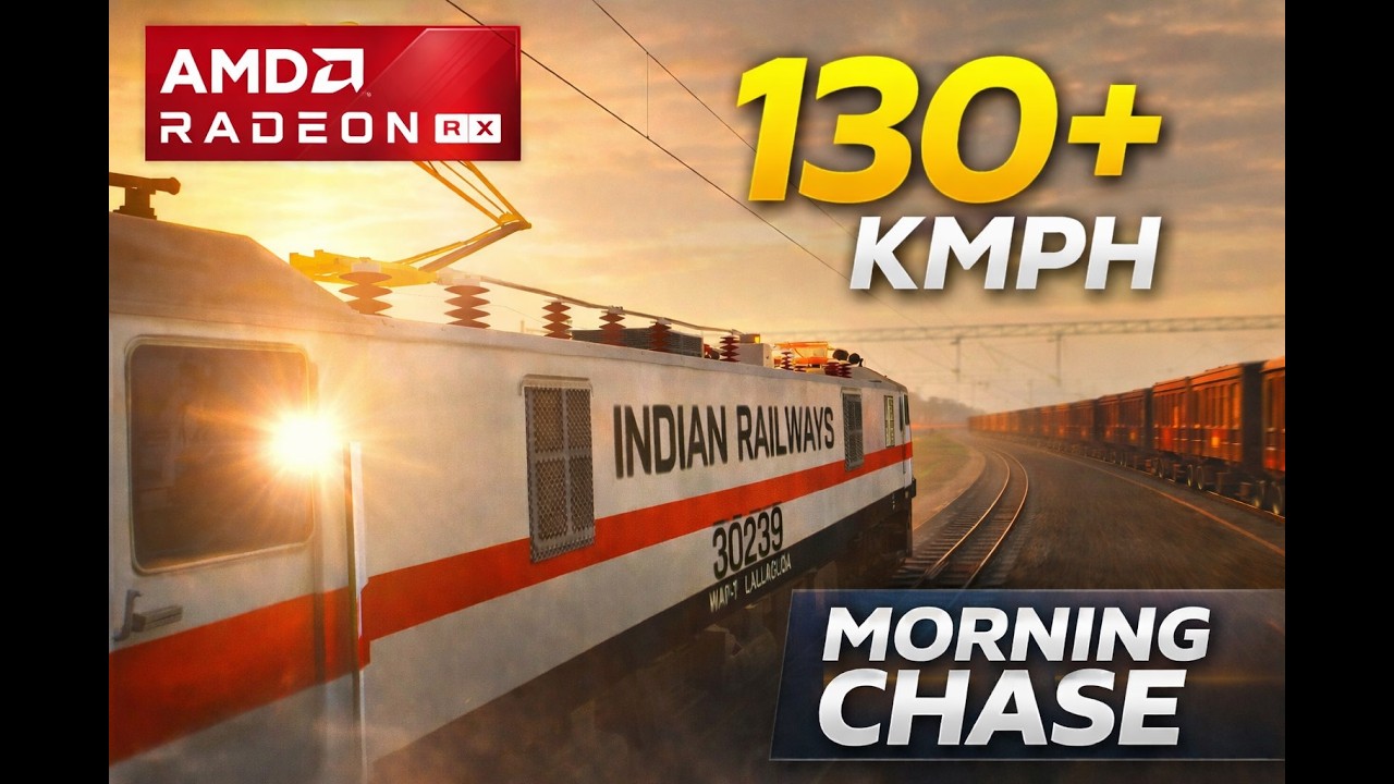 WAP-7 Morning Speed Run 🚄 | South Bihar Express at 130+ KMPH