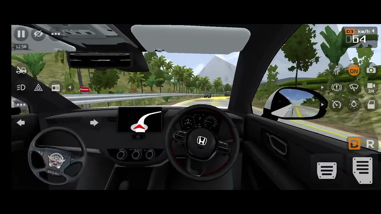 Bus simulator Indonesia drive Honda HRV 2024 Model drive review 