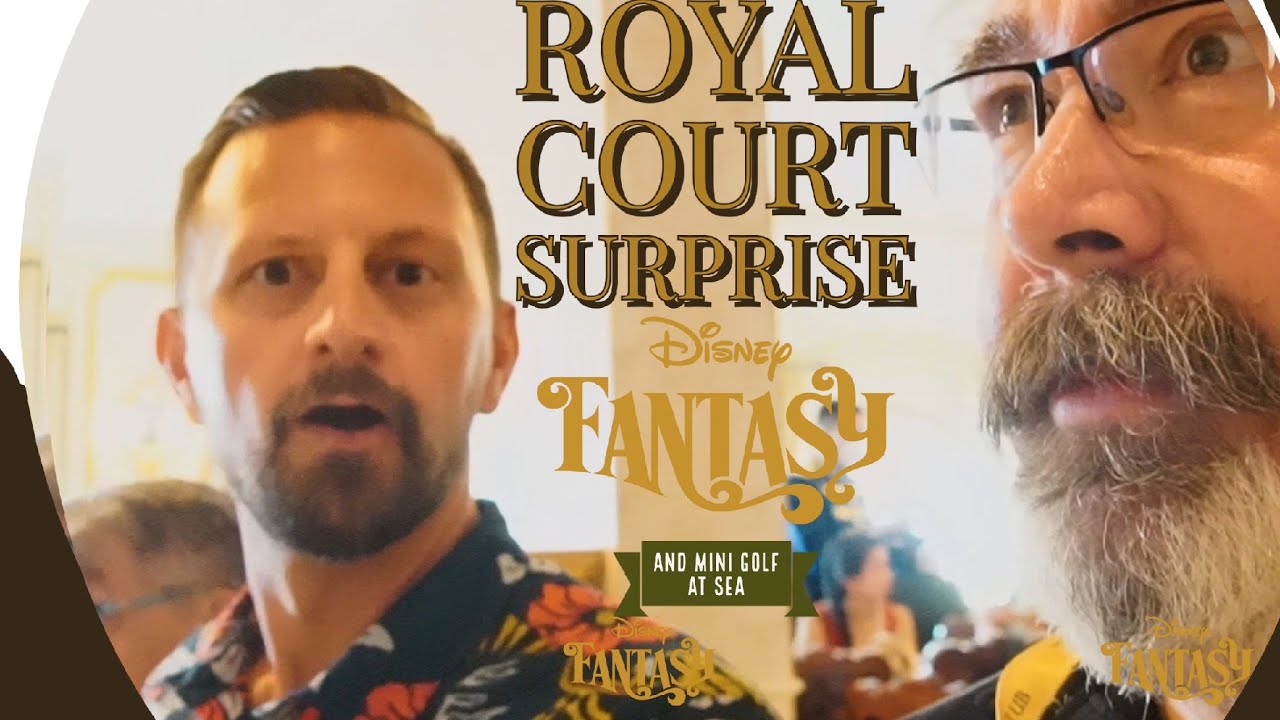 Disney Fantasy Day 2 Part 2 | Royal Court Review | Mini Golf and a Party at Sea