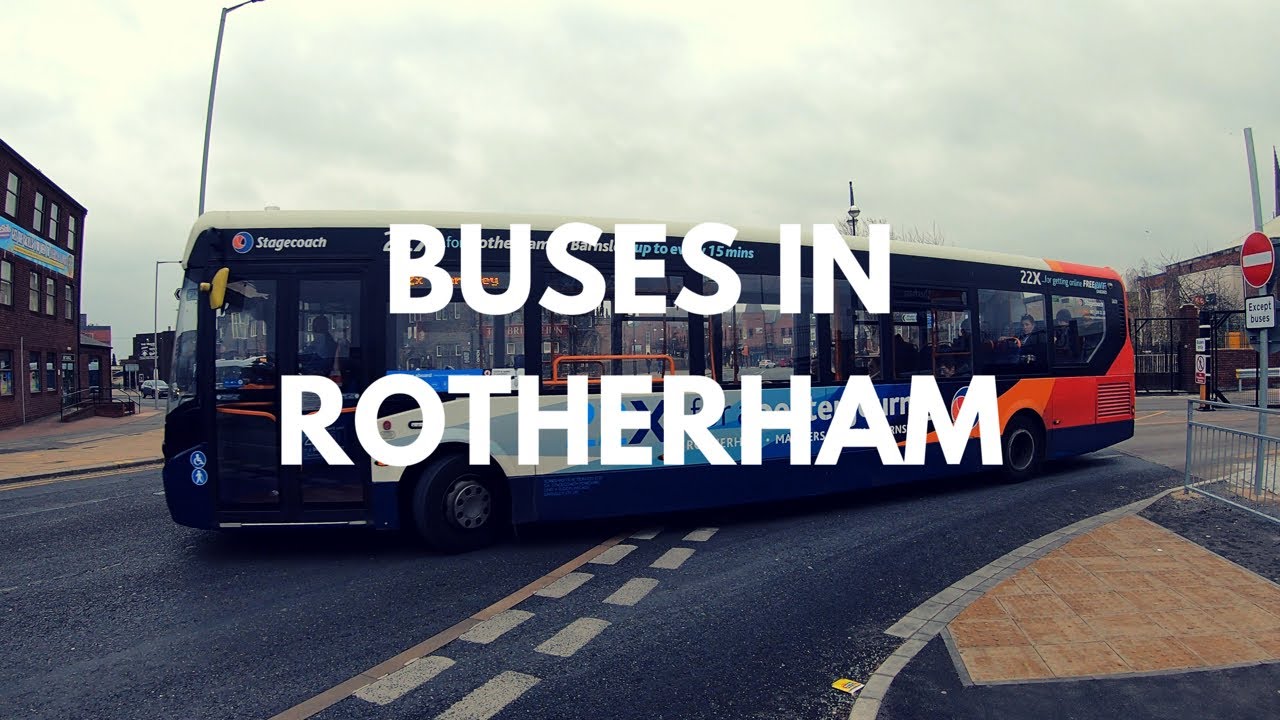 Buses in Rotherham December 2018 (4K)