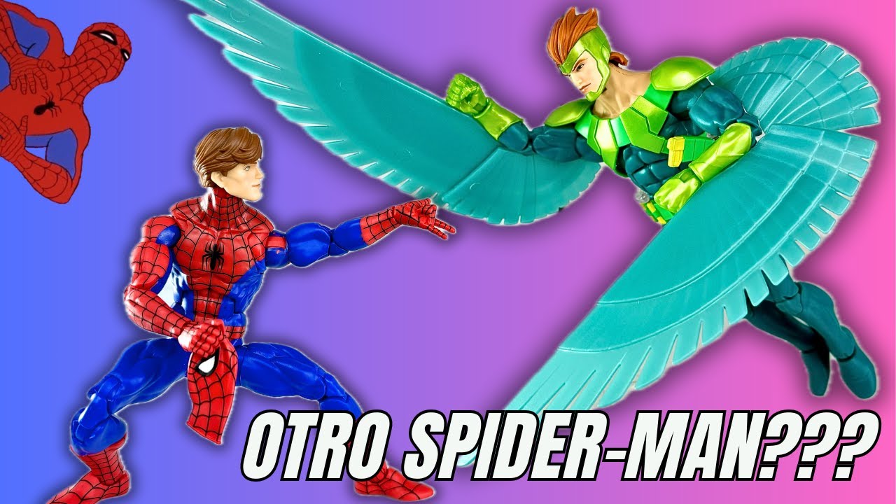 ABRIENDO A SPIDER MAN Y EL BUITRE DE MARVEL LEGENDS VHS SPIDER MAN LA SERIE ANIMADA