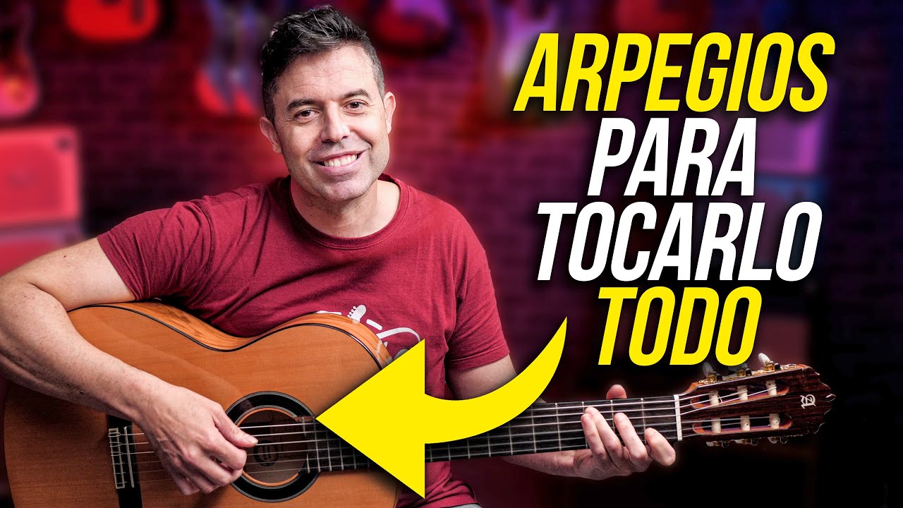 3 ARPEGIOS para tocar CUALQUIER CANCIÓN en GUITARRA