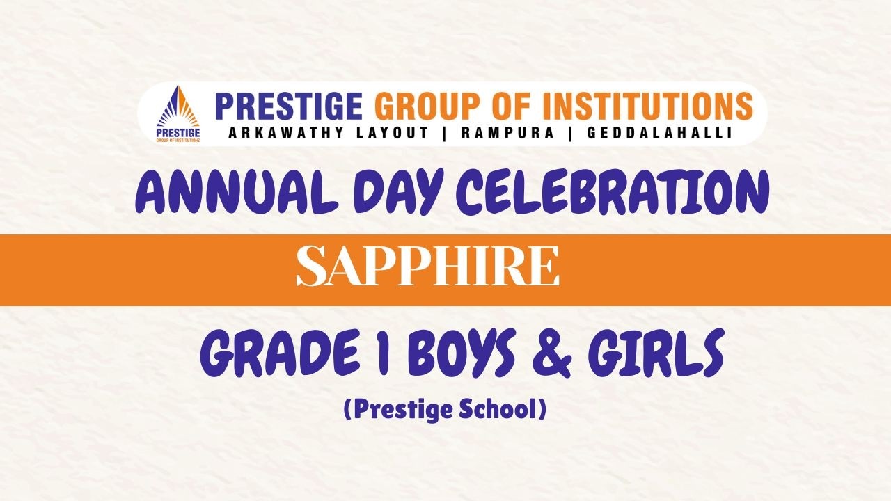Prestige School | GRADE 1 BOYS & GIRLS | PS Annual Day 2025 26 #annualday #prestigeschool