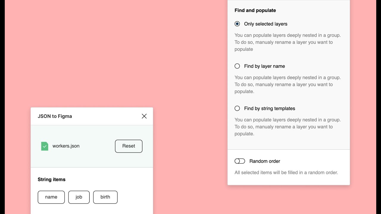 JSON-to-Figma plugin
