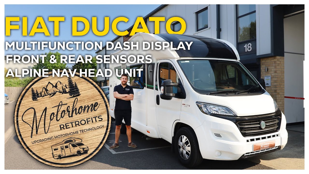 Fiat Ducato Parking Sensors, Alpine Head Unit & Dash Display Upgrades!