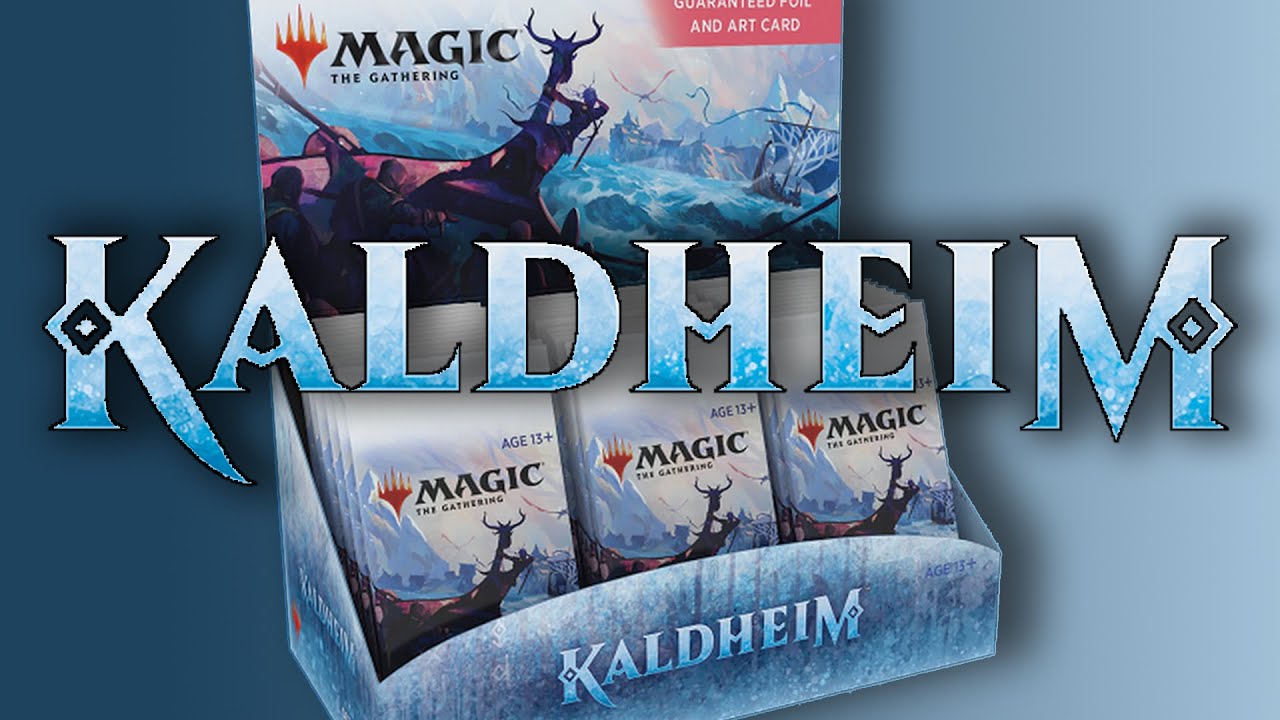 Распаковка дисплея сетовых бустеров | МТГ Калдхайм | MTG Kaldheim set booster box