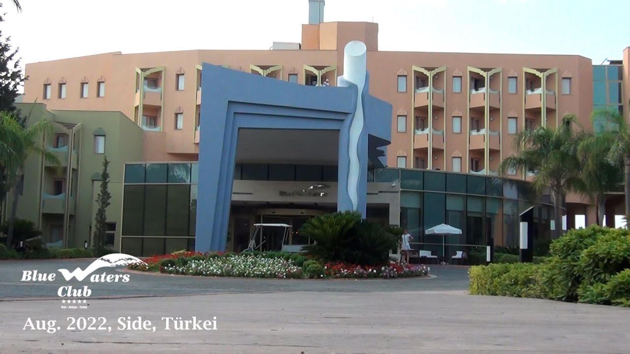 Urlaub im Blue Waters Club, Side, Antalya, Türkei, im August 2022