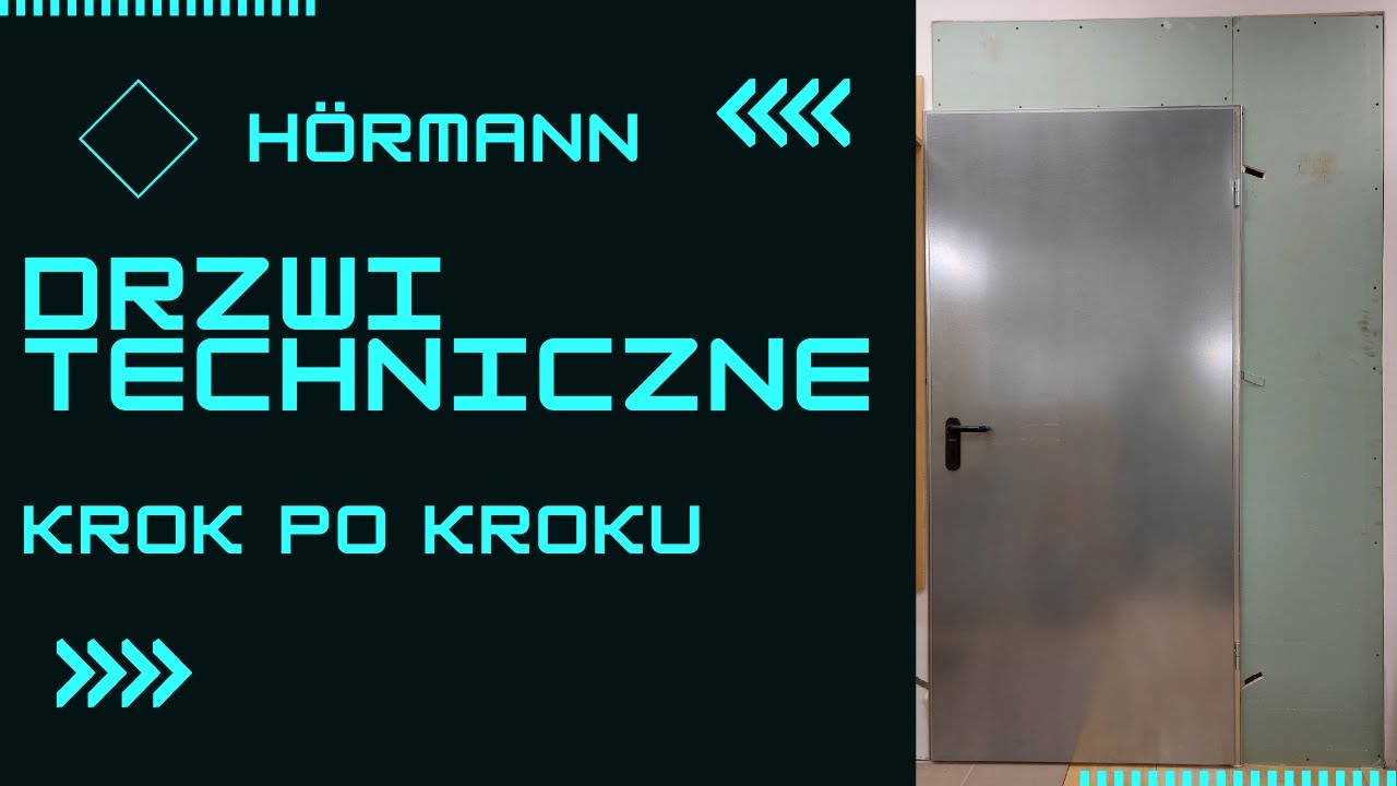 Hörmann DRZWI TECHNICZNE. Montaż na gotowej posadzce. Krok po kroku.