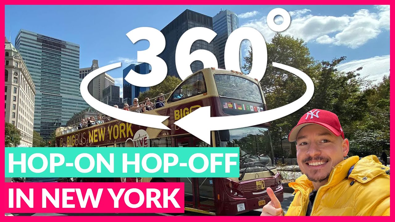 360° VIDEO: New York Hop-on Hop-off Stadtrundfahrt per Bus