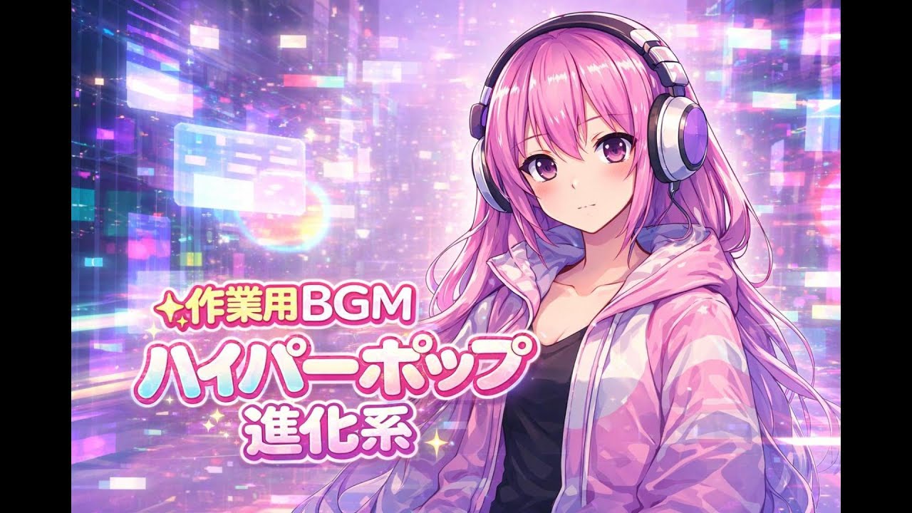 作業用BGM｜ハイパーポップ進化系｜感情がバグるサウンド