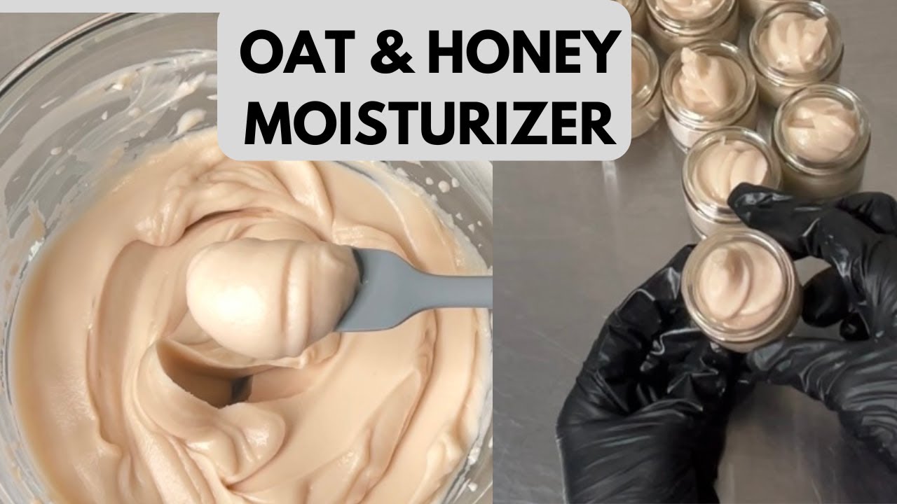 DIY: How To Make HYDRATING OAT & HONEY FACE MOISTURIZER W/RECIPE #handmade #skincare #howto