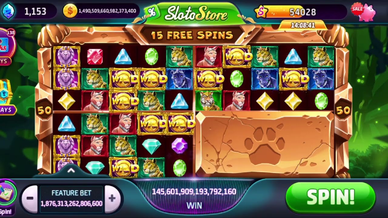 Slotomania SlotoFigz Volcano Set Silver Lion 1.8Q Bet Free Spins #slotomania #SlotoFigz
