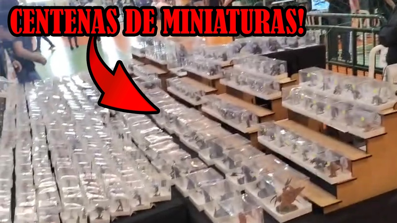 Comprei miniaturas de RPG na Campinas Anime Fest!  - Impressão 3D em Resina!