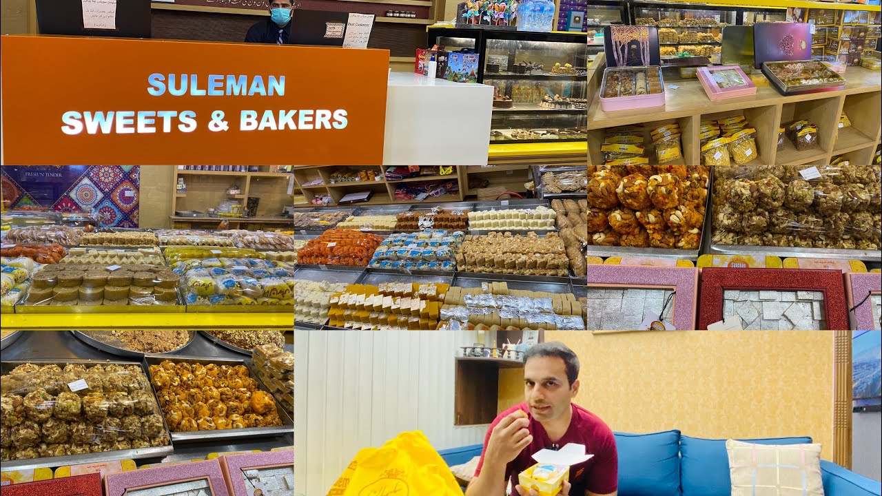 Suleman Sweets Johar town Lahore - Gujranwalan - best Sweets - variety of delicious halwas