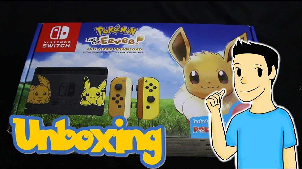 Pokemon Let's Go Nintendo Switch Unboxing