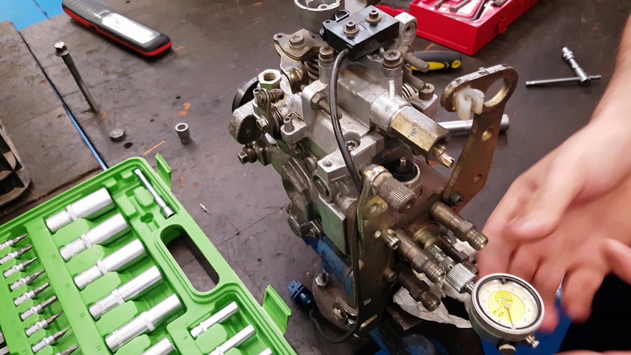 calado de una bomba rotativa diesel bosch ve