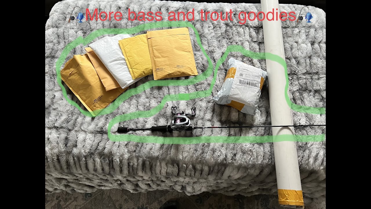 BASS and TROUT lures ,BFS rod and reel unboxing. Things you didn't even know you needed!