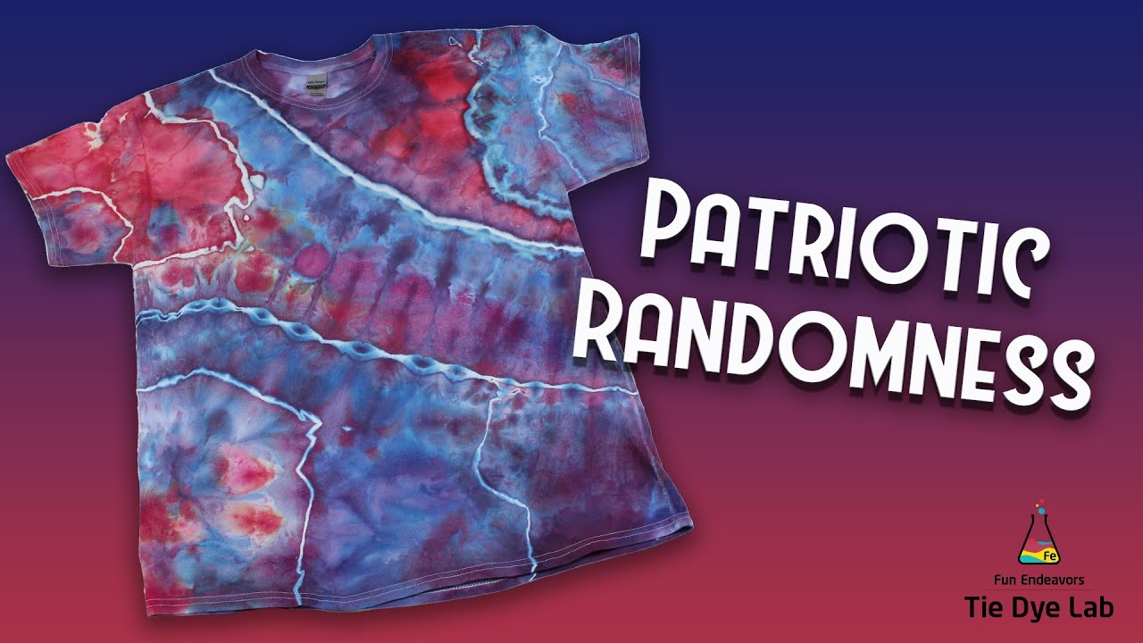 Tie-Dye Designs: Random Sinew Lines Ice Dye