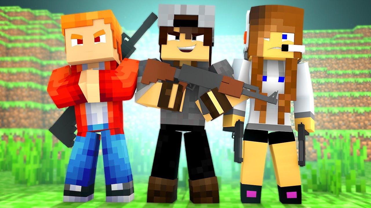 Minecraft: CORRIDA PVP - ARMAS REALISTAS!
