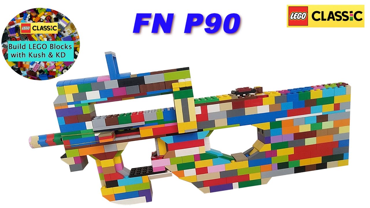 LEGO Gun FN P90 Rifle || LEGO 11005 || MOC|| Building Instructions Ideas (LEGO Gun:-16)
