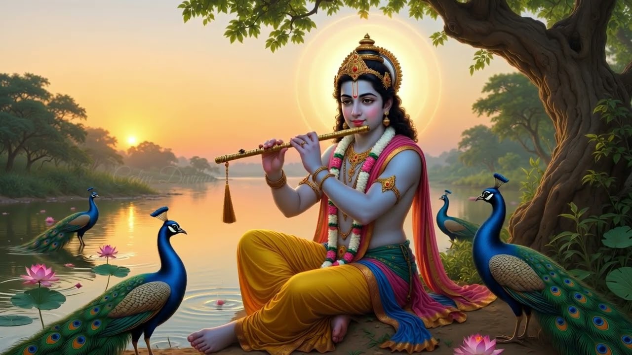 Divine Call of Krishna’s Flute | Relaxing Spiritual Sounds | Calm Divinity | 8