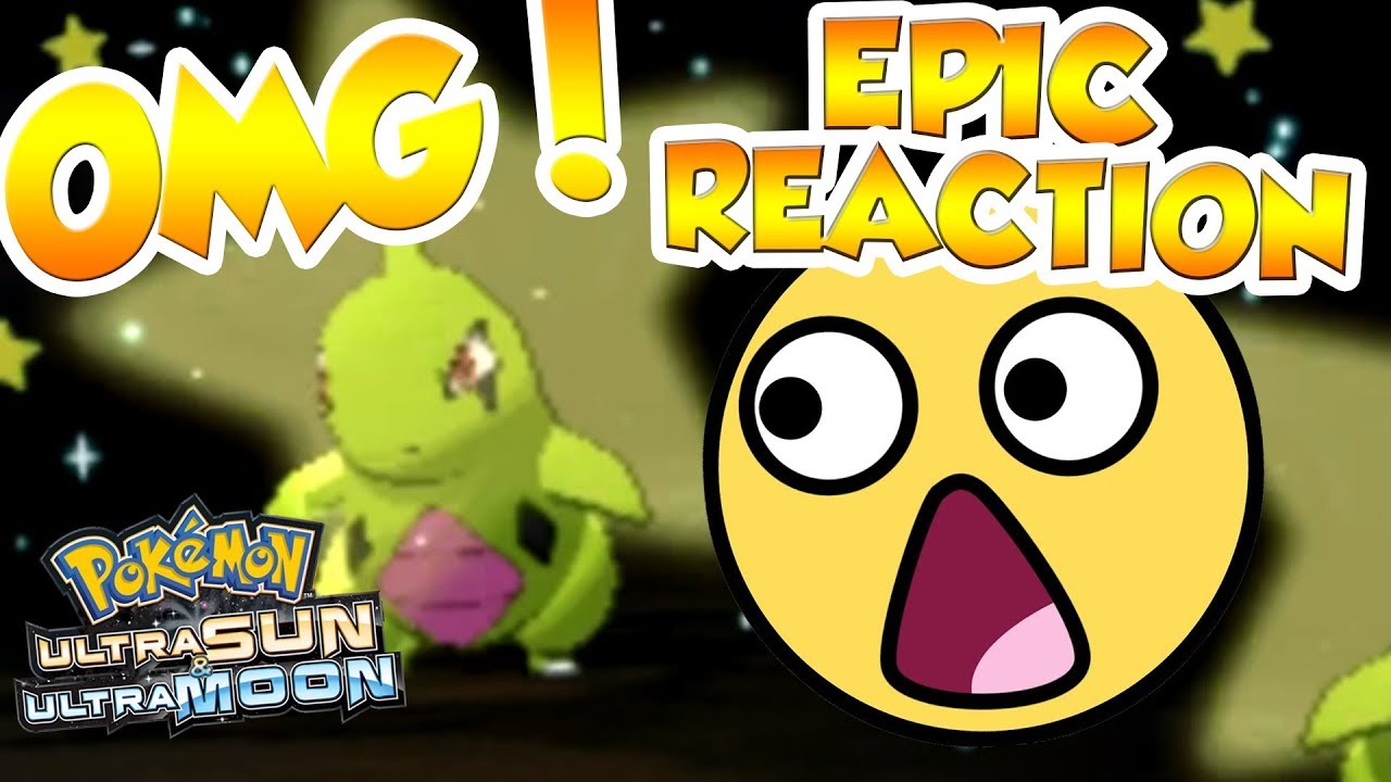 EPIC SHINY LARVITAR REACTION! LIVE SHINY POKEMON HUNTING - Pokemon Ultra Sun and Ultra Moon