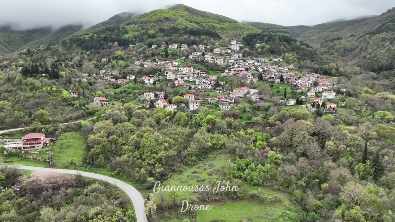 Μοσχάτο Καρδίτσας με Drone - Μονή Κορώνης