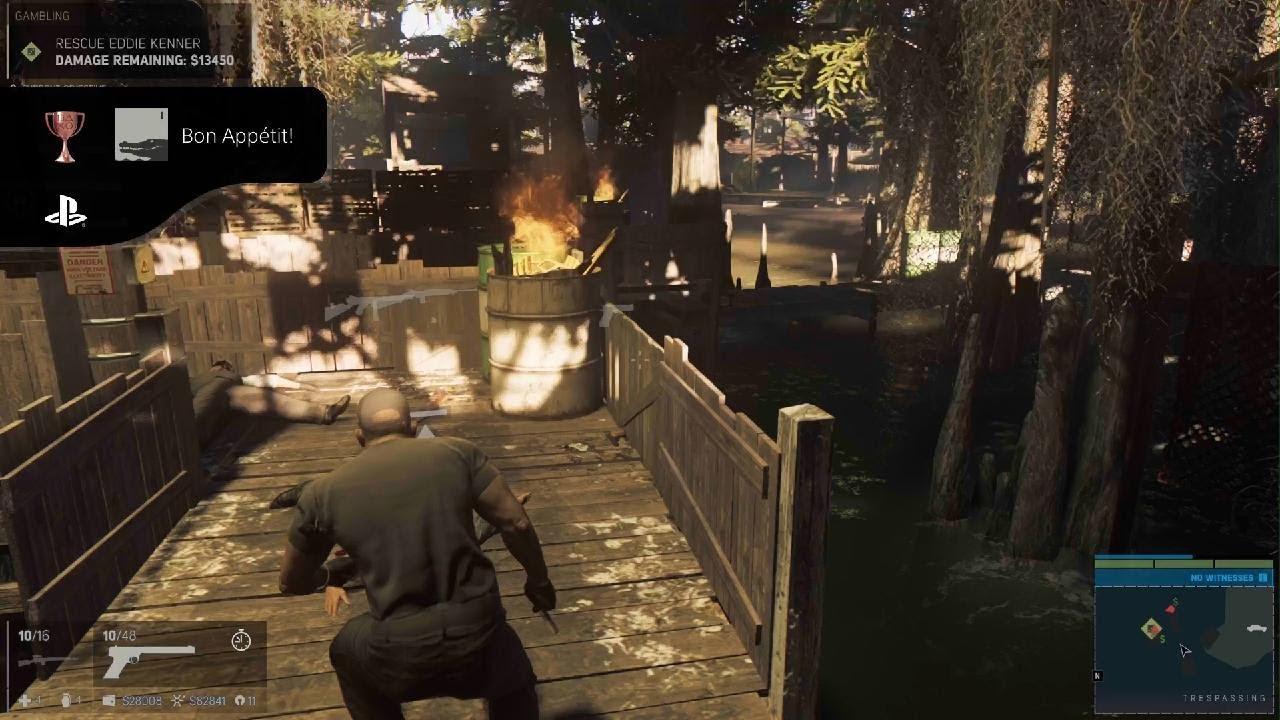 Mafia III: Definitive Edition Fed A Body To An Alligator