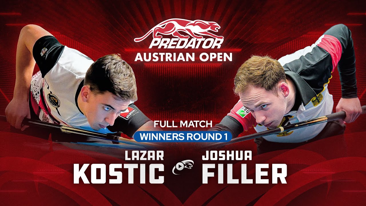 KOSTIC vs FILLER ▸ 2025 Predator Eurtotour Austrian Open 9-Ball