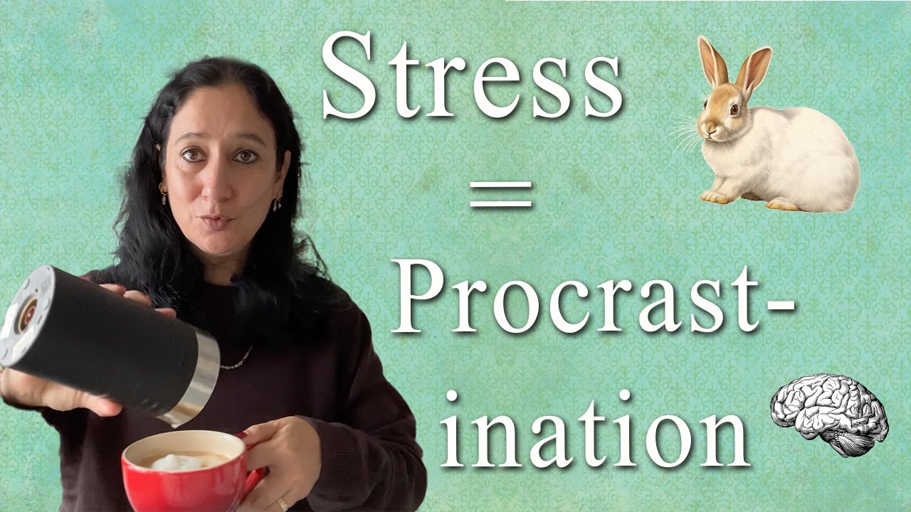 Actively reduce stress levels to help overcome procrastination