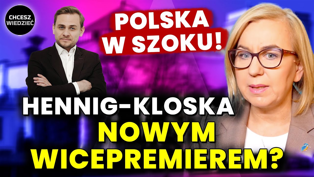 Hennig-Kloska WICEPREMIEREM!? Polacy NIE DOWIERZAJĄ!