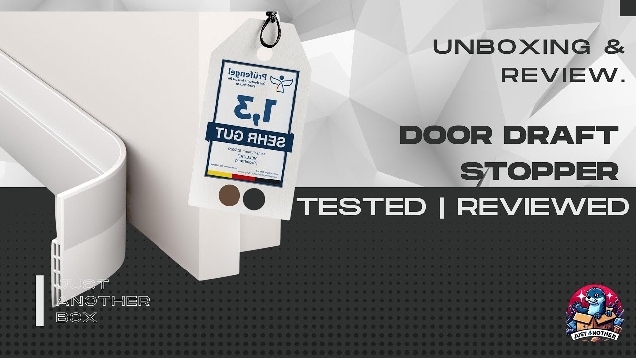 Vellure&reg; Door Draft Stopper Review &ndash; Premium Self Adhesive Seal for Energy Savings