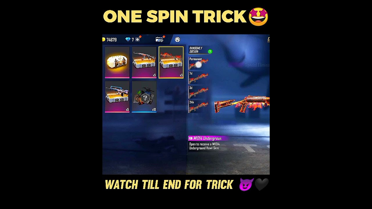 BEST TRICK FOR CRATE OPENING 😀 ONE CRATE PERMANENT 🤩 #viral #freefire #shorts