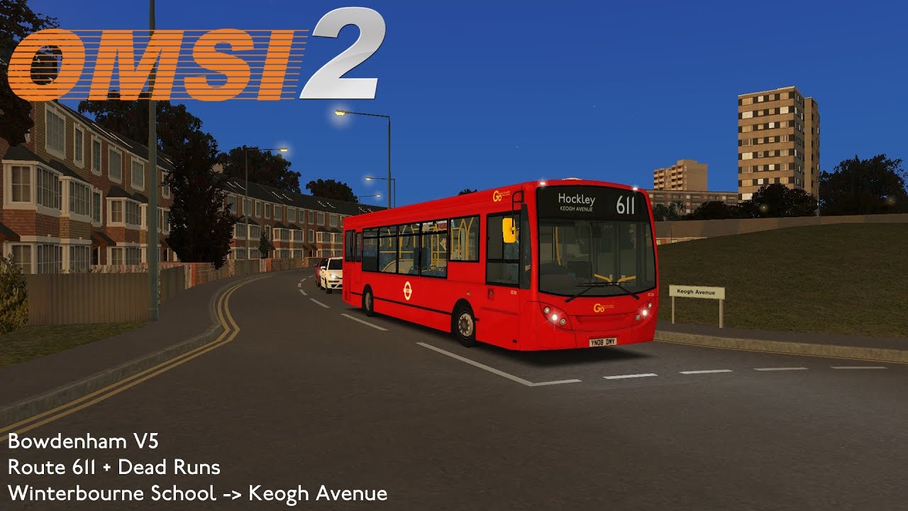 OMSI 2 - Bowdenham V5 Route 611 to Keogh Avenue + Dead Runs