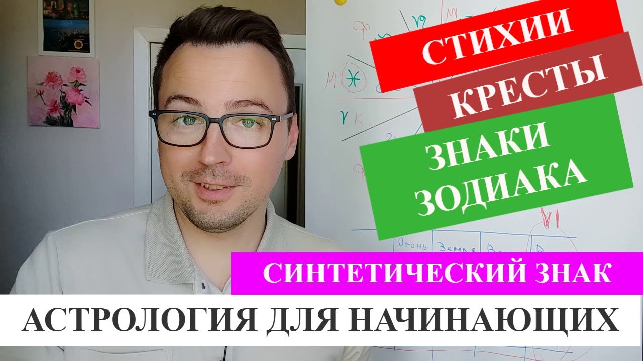 АСТРОЛОГИЯ ДЛЯ НАЧИНАЮЩИХ - ЗНАКИ ЗОДИАКА - СТИХИИ - СИНТЕТИЧЕСКИЙ ЗНАК - КРЕСТЫ