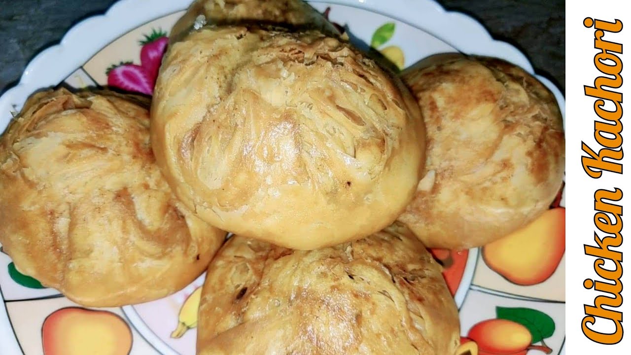 Chicken kachori Recipe Easy_Crispy_Flaky Chicken Kachori_How to Make Perfect Chicken Kachori at home