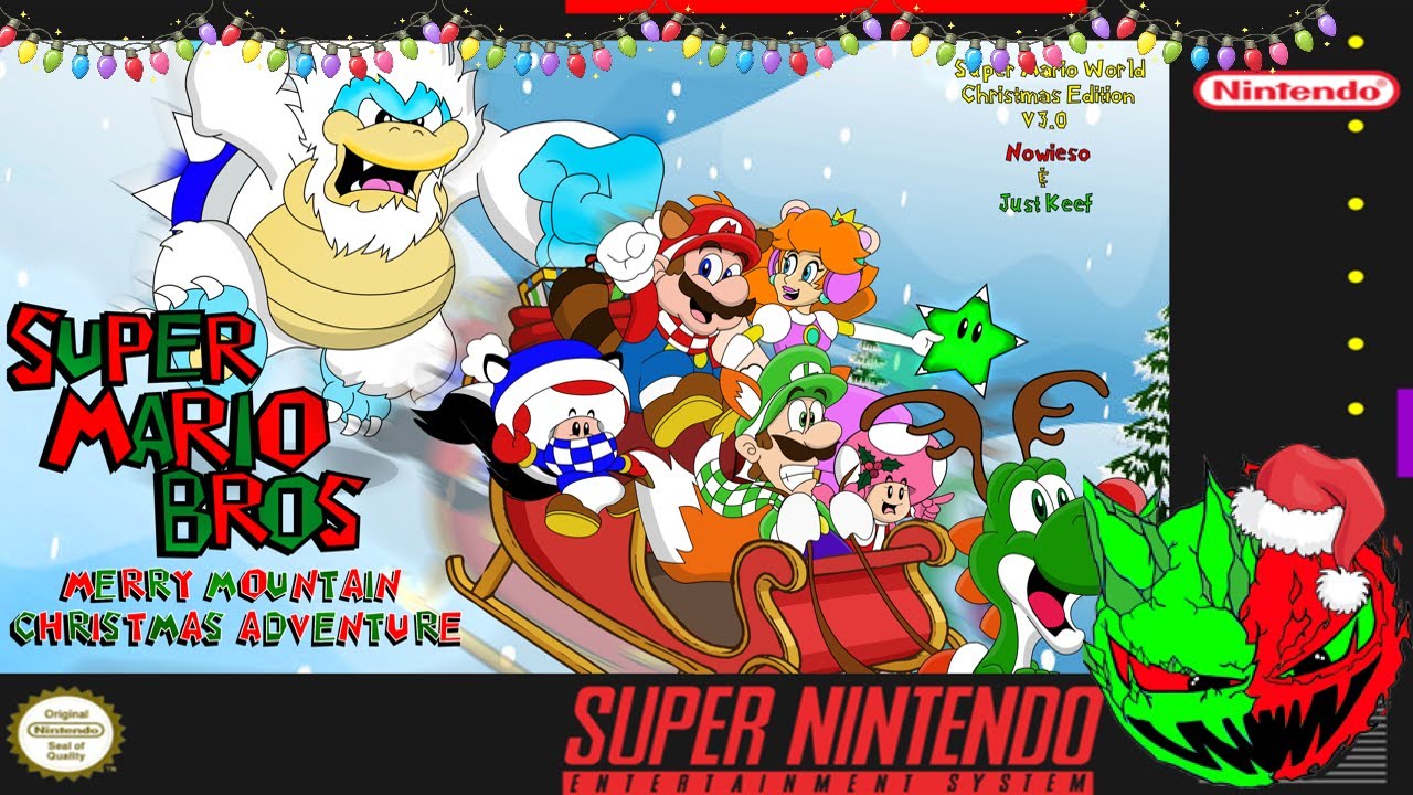 The Best Holiday ROM Hack I've Ever Played | Super Mario Bros Merry Mountain Christmas Adventure