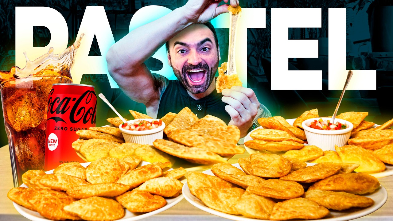 RECORDE de PASTEL?? RODÍZIO DE PASTEL! (+10 opções)