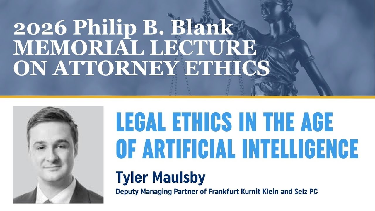 2026 Philip B. Blank Memorial Lecture