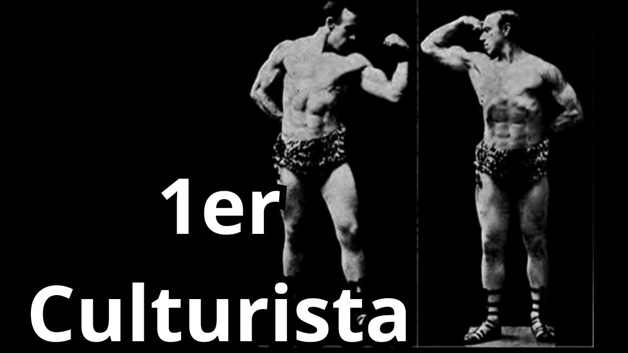 Ganador del Primer Gran Concurso de Culturismo en Am&eacute;rica (1904)