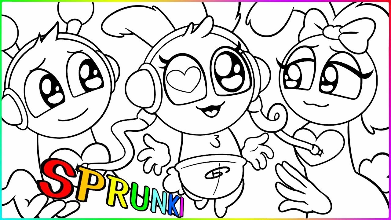 Как раскрашивать / Орен и Пинки родили ребенка?! / История любви Орена и Пинки / Раскрашивание дл...