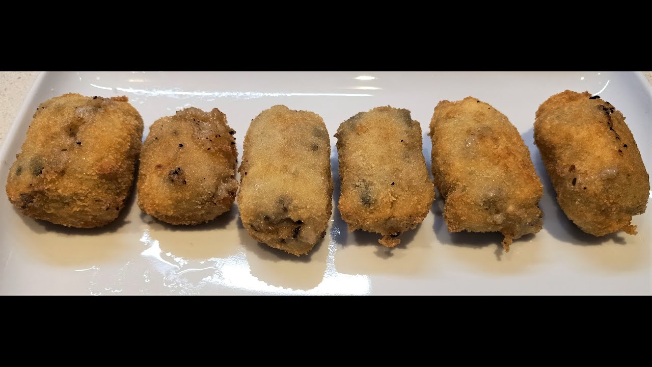 CROQUETAS DE TROMPETAS DE LA MUERTE
