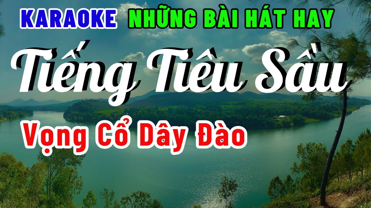 Karaoke vọng cổ Tiếng ti&ecirc;u sầu, d&acirc;y đ&agrave;o, rất hay