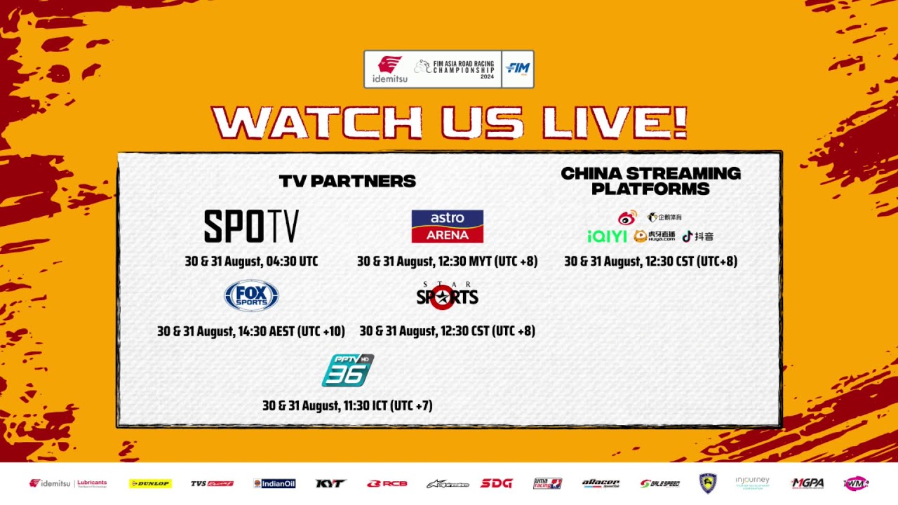 [LIVE] Idemitsu FIM Asia Road Racing Championship 2025, Round 4 - DAY 2 (2/2)