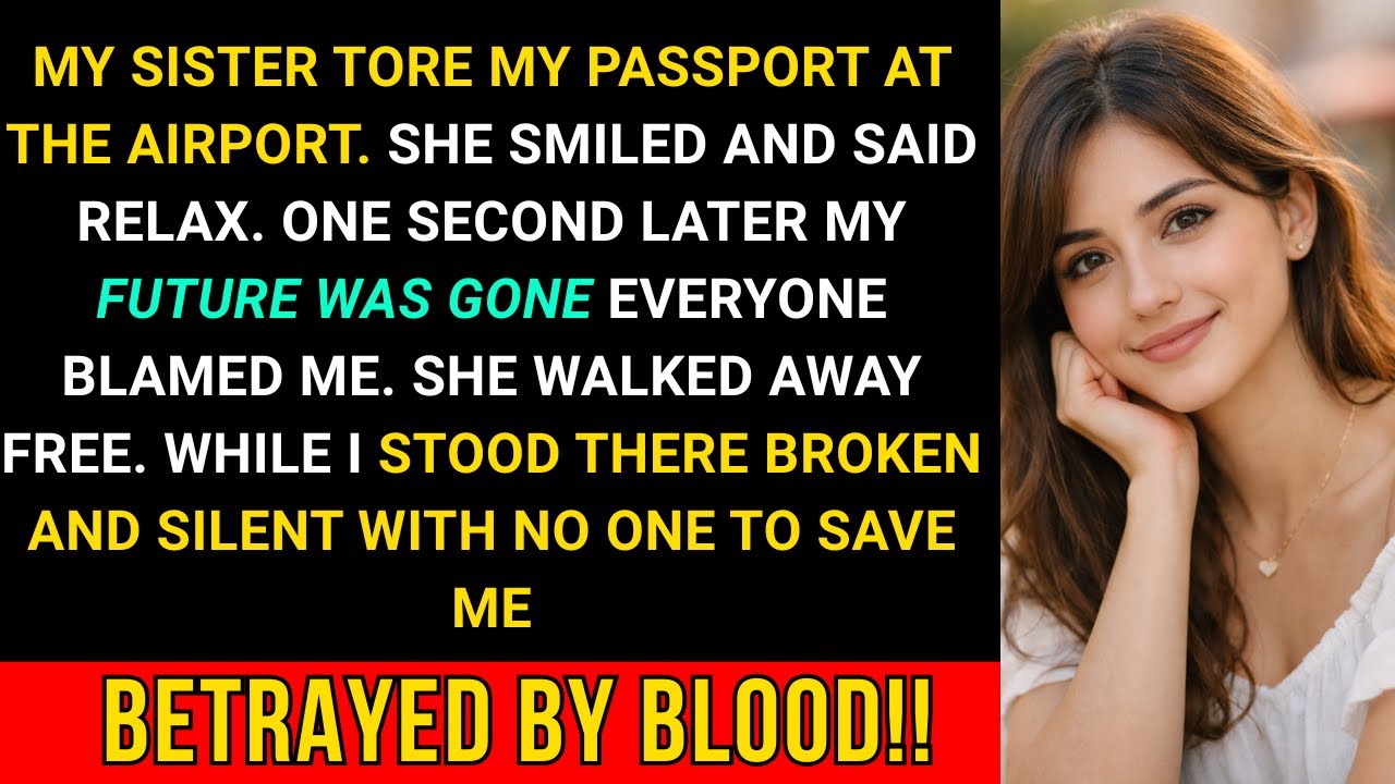 My Sister Tore My Passport at the Airport and Ruined My Life She Destroyed My Future in One Second