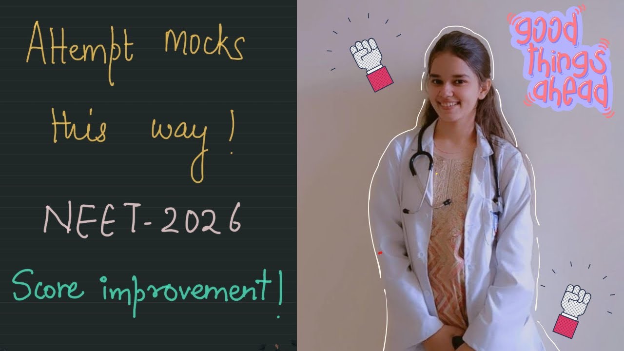 NEET 2026 Mock Test Strategy 📚| SCORE IMPROVEMENT IN 1.5 month 