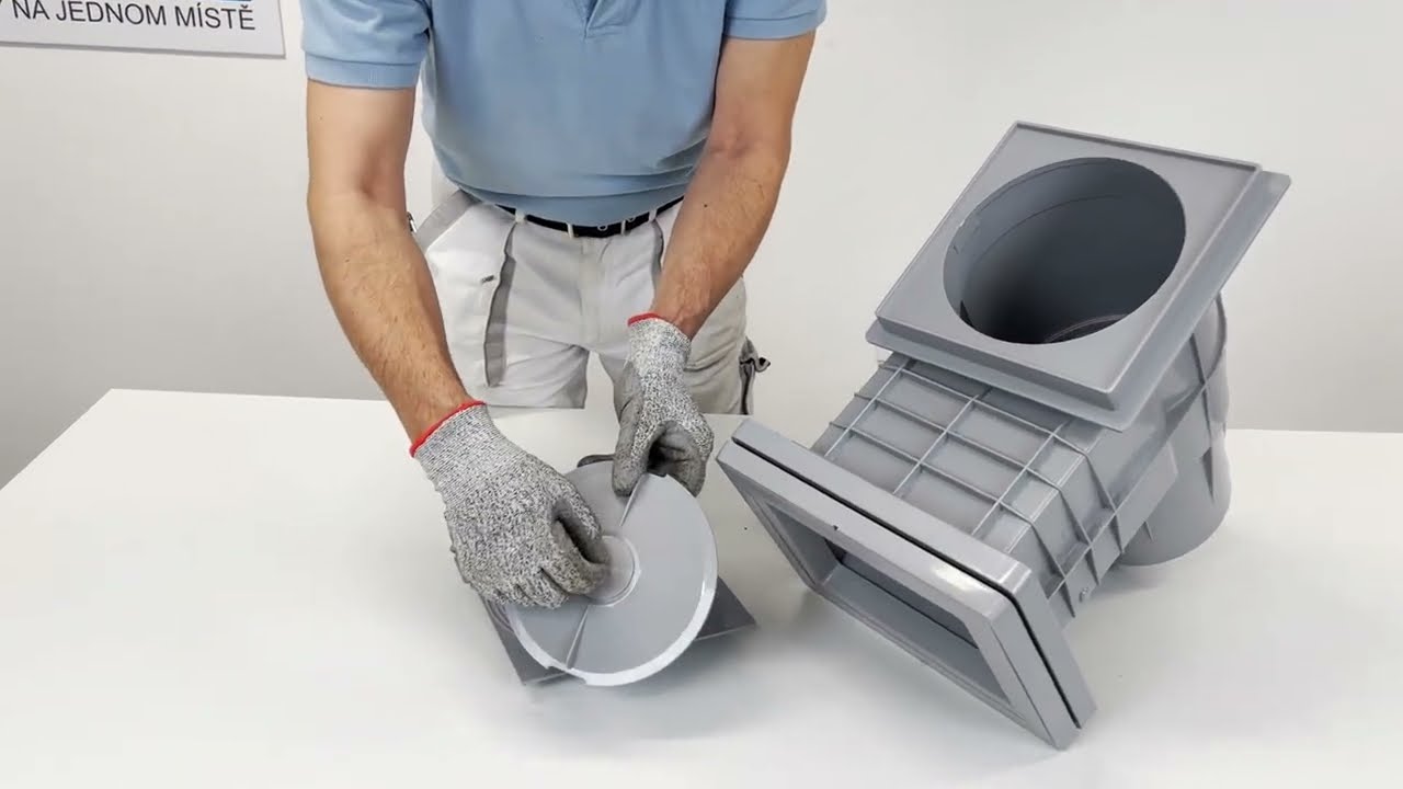 Skimmer ABS standard pro bazény s vnitřní fólií - světle šedý