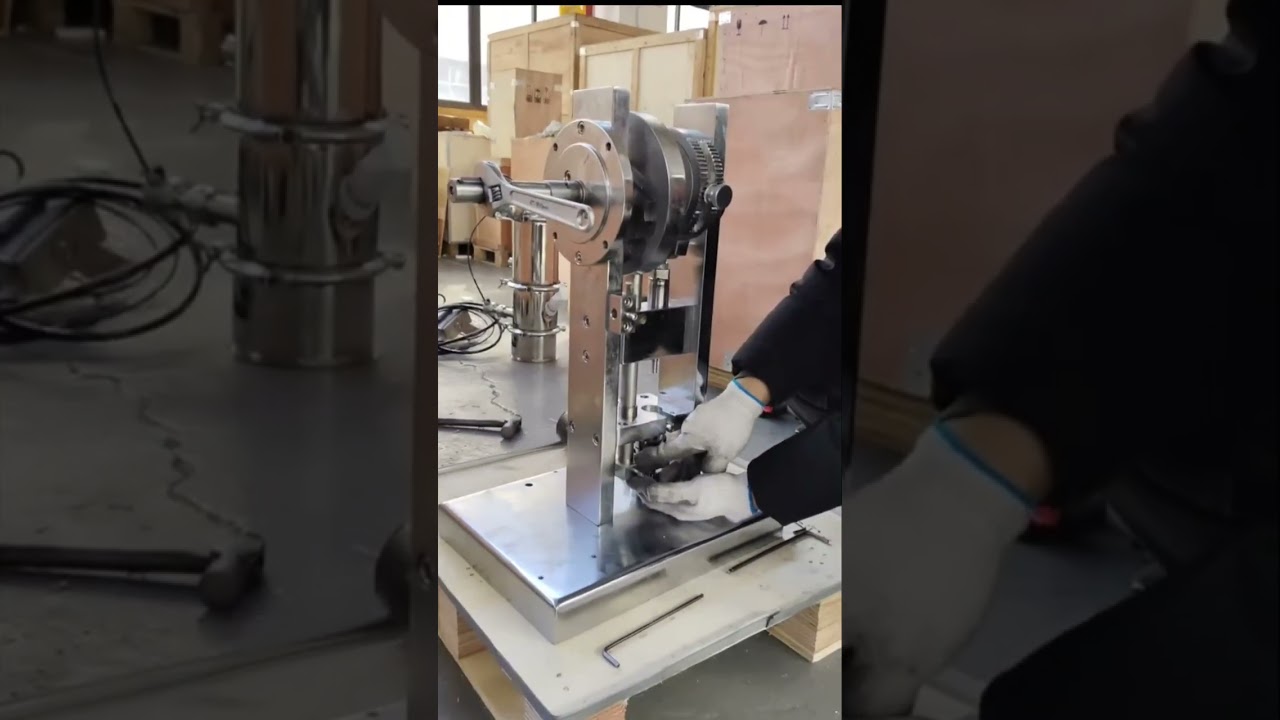 THDP 6D tablet press machine installation video