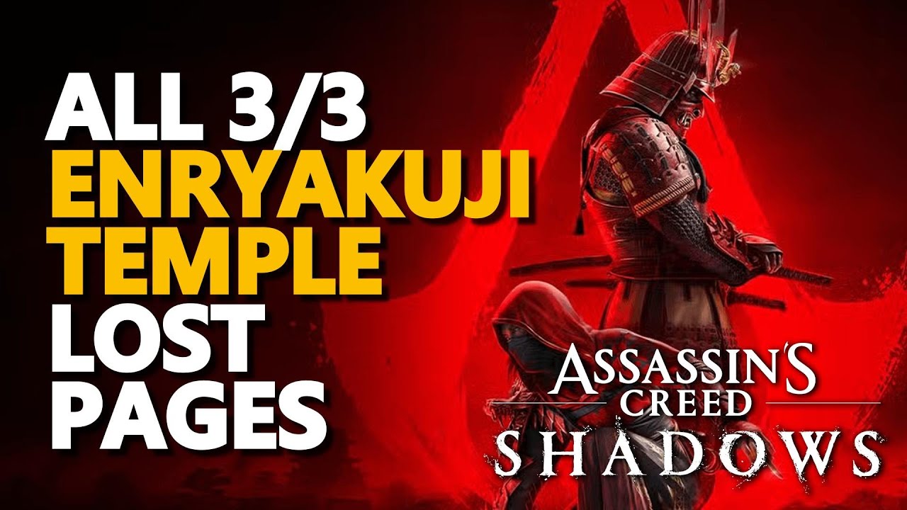 Enryakuji Temple Lost Pages Assassin's Creed Shadows